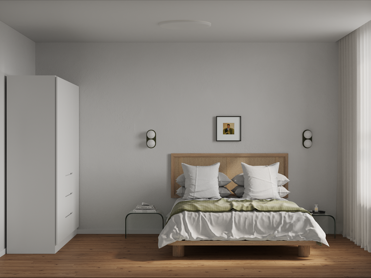 Готовий дизайн інтер'єру спальні
